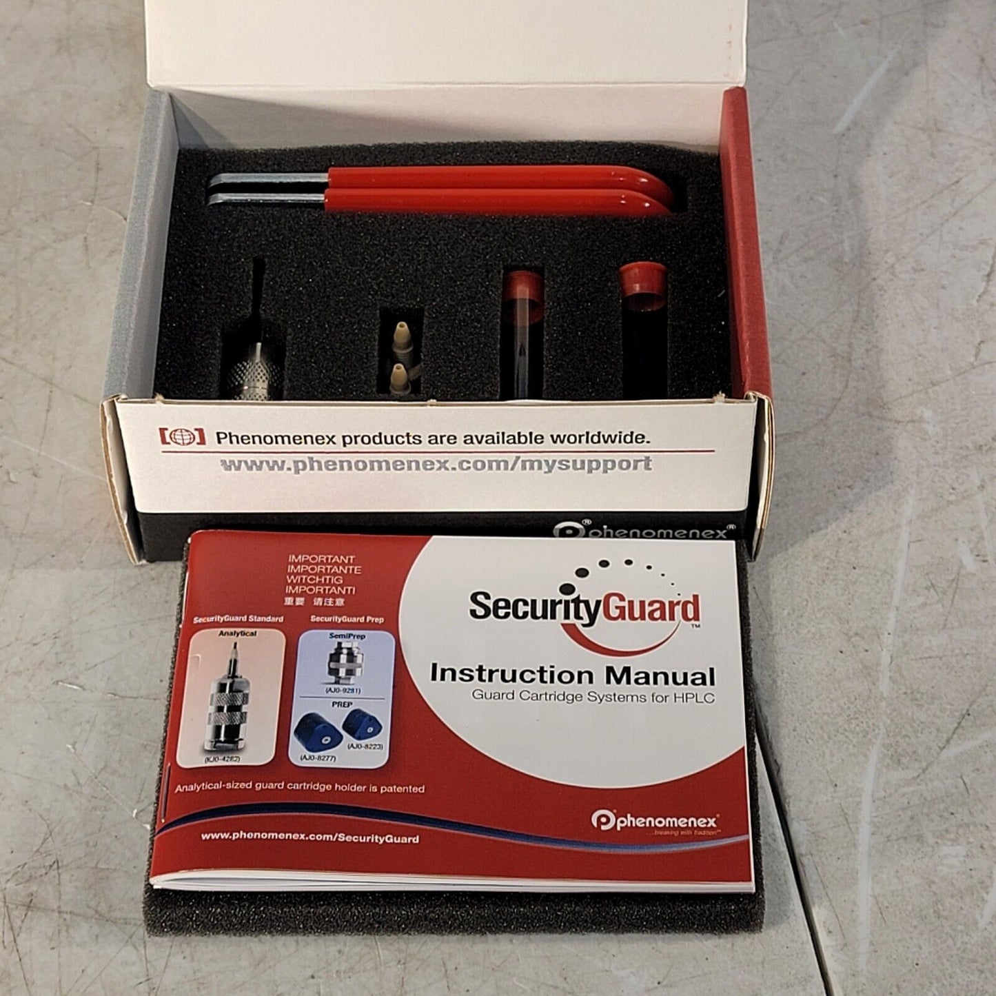 Phenomenex KJ0-4282 HPLC Analytical ColumnSecurity Guard Cartridge Kit