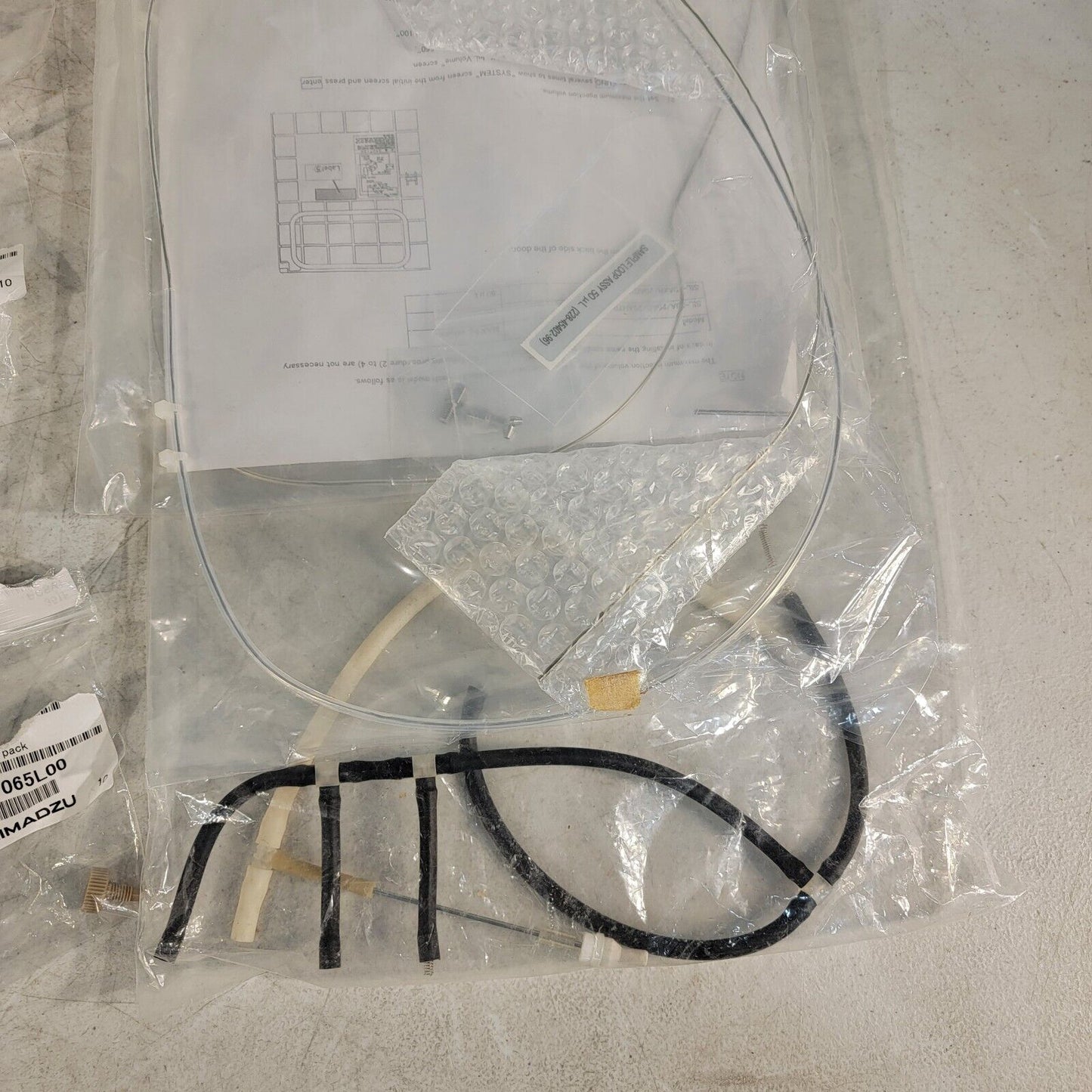 Large Lot Shimadzu Parts Autosampler SIL Tubing Cables HV LP Rotor Seal PEEK Ck