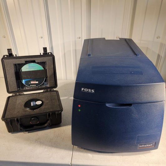 Foss InfraXact 7500 NIR Spectrometer  Feed Grain Analyzer w/ Check Cell Standard