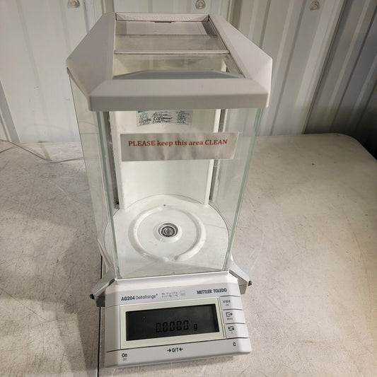 Mettler Toledo AG204 DeltaRange Analytical Balance 61g/210g AG204DR 0.1mg