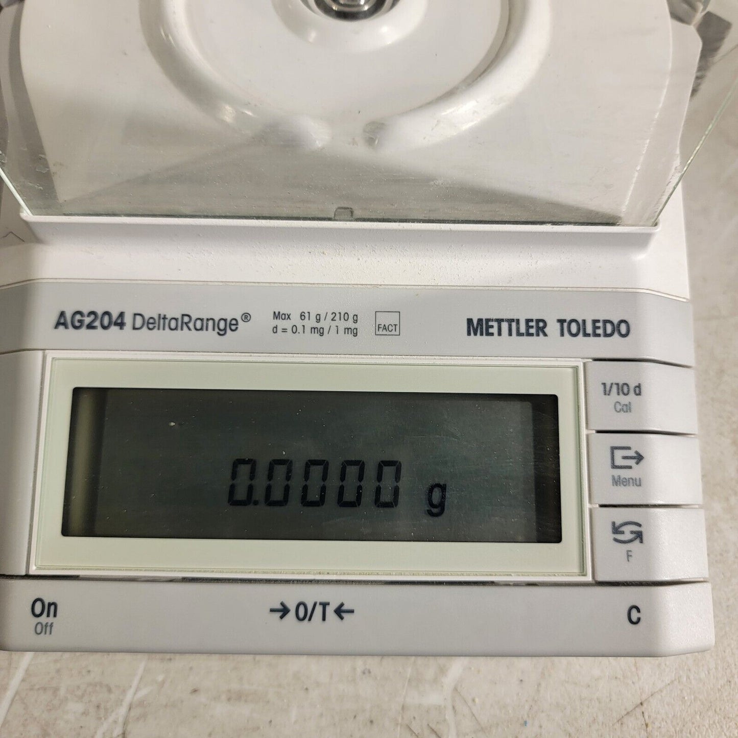 Mettler Toledo AG204 DeltaRange Analytical Balance 61g/210g AG204DR 0.1mg