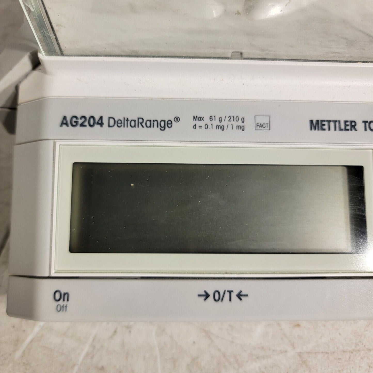 Mettler Toledo AG204 DeltaRange Analytical Balance 61g/210g AG204DR 0.1mg