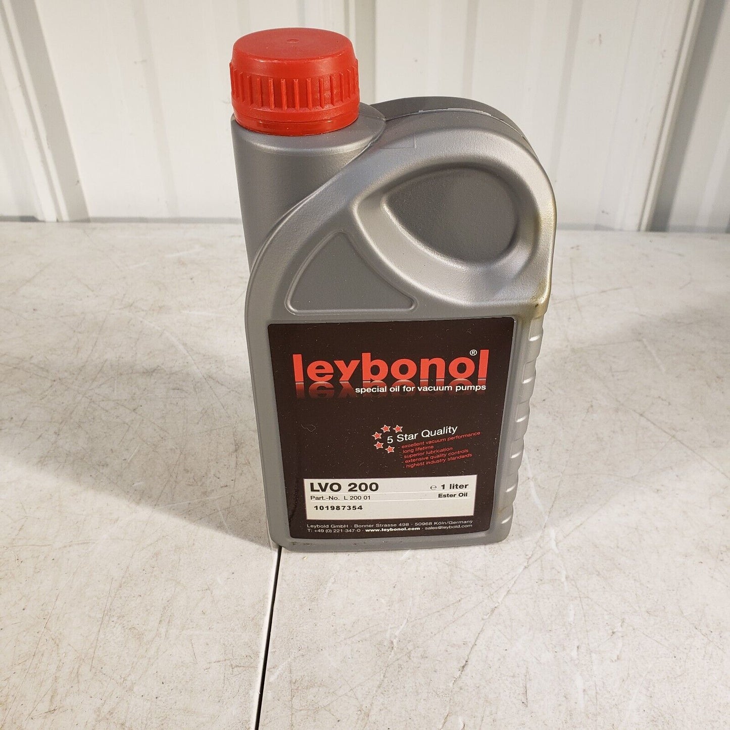 Leybold L20002 Leybonol LVO 200 Vacuum Pump Ester Oil 1 Liter High Vacuum