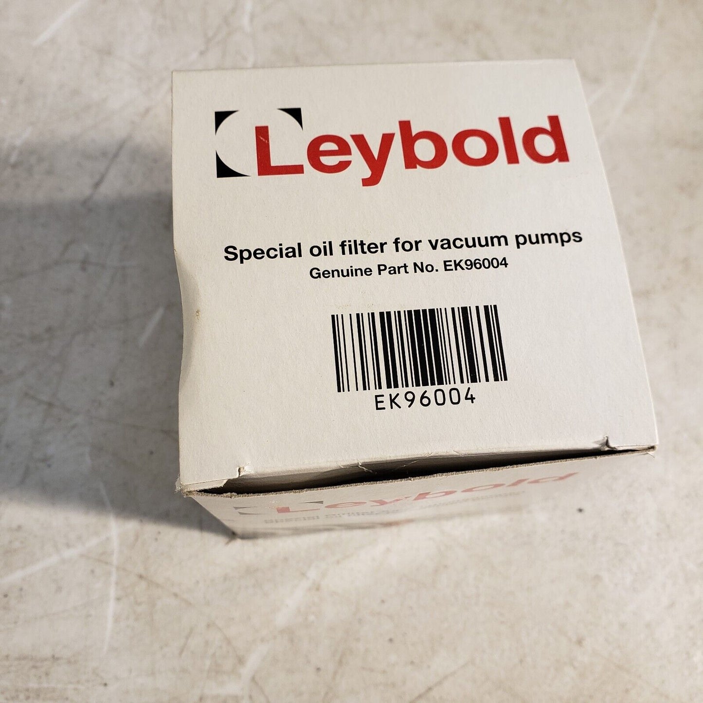 Leybold EK96004 Oil Filter For Vacuum Pump SOGEVAC SV 40 B, SV 45 FP, SV 65 B,