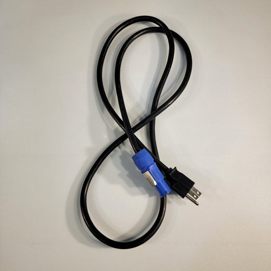 5ft Blue PowerCon NAC3FCA to Male Nema 5-15P Power Cord Connector Cable Neutrik