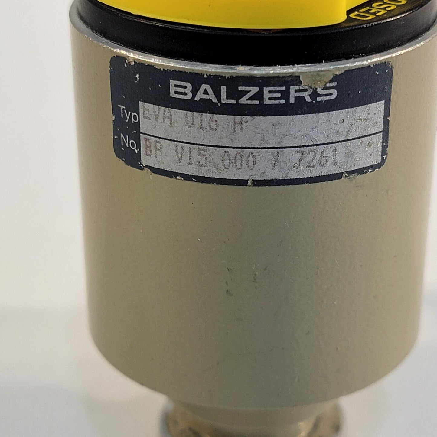 Balzers EVA-016-H 90 Degree Angle Valve NO. BPV15000 KF16 NW16 QW16 Flange