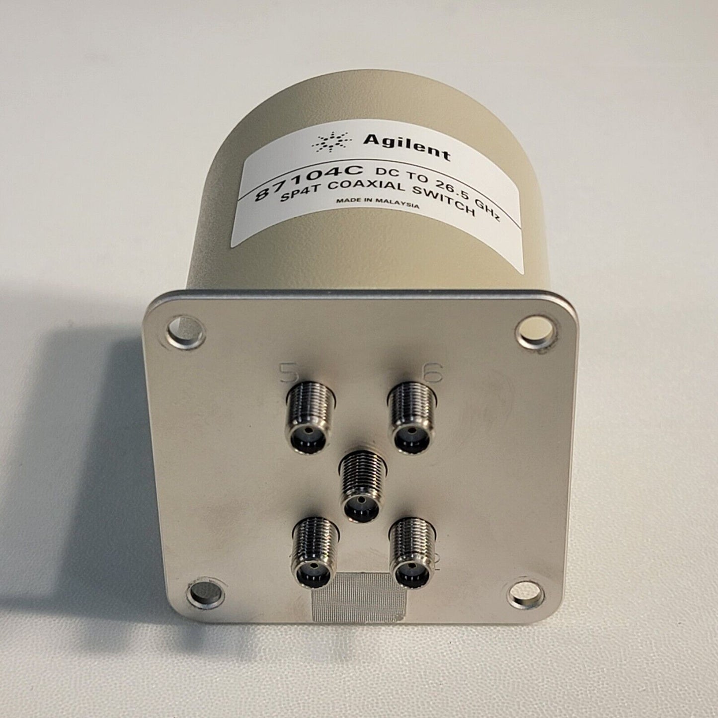 Agilent 87104C SP4T Coaxial Switch DC to 26.5 GHz RF SMA