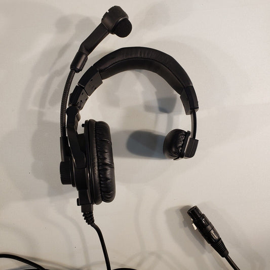Clear-Com CC-300 Single Ear Headset Cardioid  Microphone 4-Pin XLR-F Connector