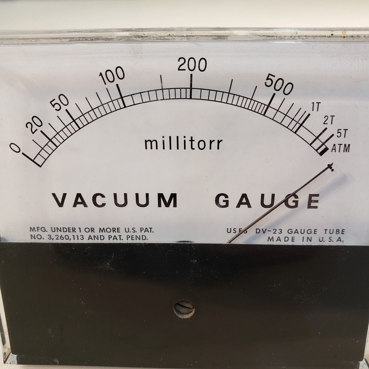 Teledyne Hastings VH-3 Millitorr Vacuum Gauge Uses DV-23 Gauge Tube