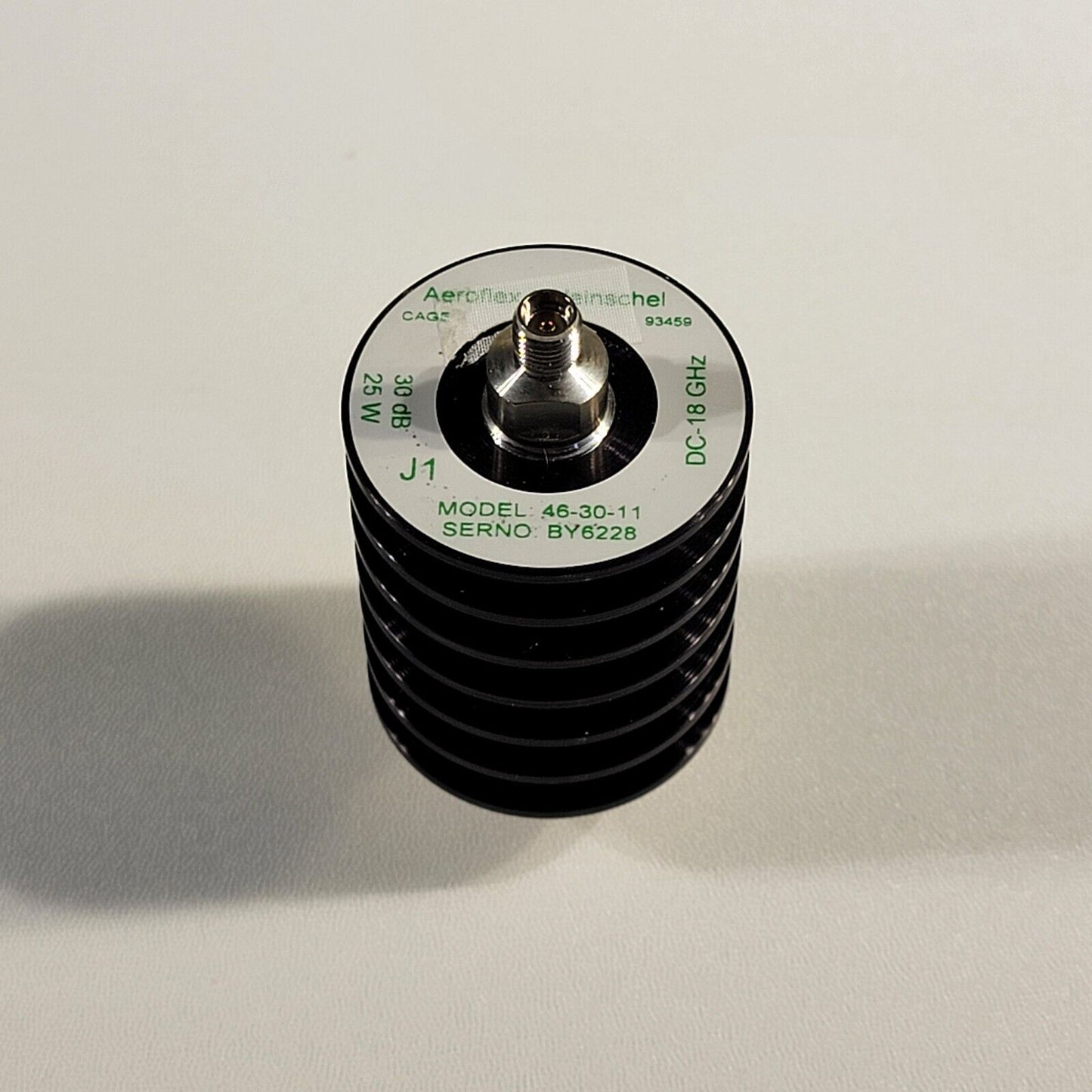 Aeroflex Weinschel 46-30-11 DC-18GHz Bidirectional Attenuator 25W 30dB SMA
