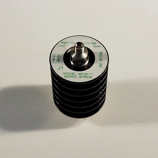 Aeroflex Weinschel 46-30-11 DC-18GHz Bidirectional Attenuator 25W 30dB SMA