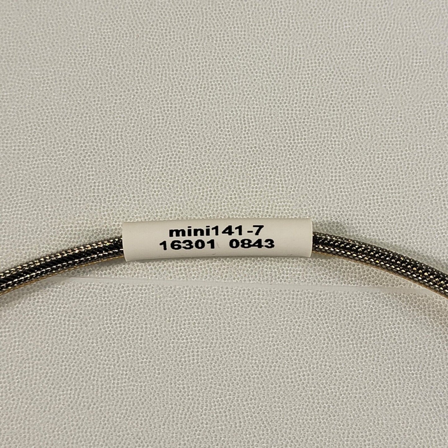 HUBER+SUHNER mini141-7 SMA Plug RF Cable 26.5GHz 7 Inches Long 50Ω Semi-Ridgid