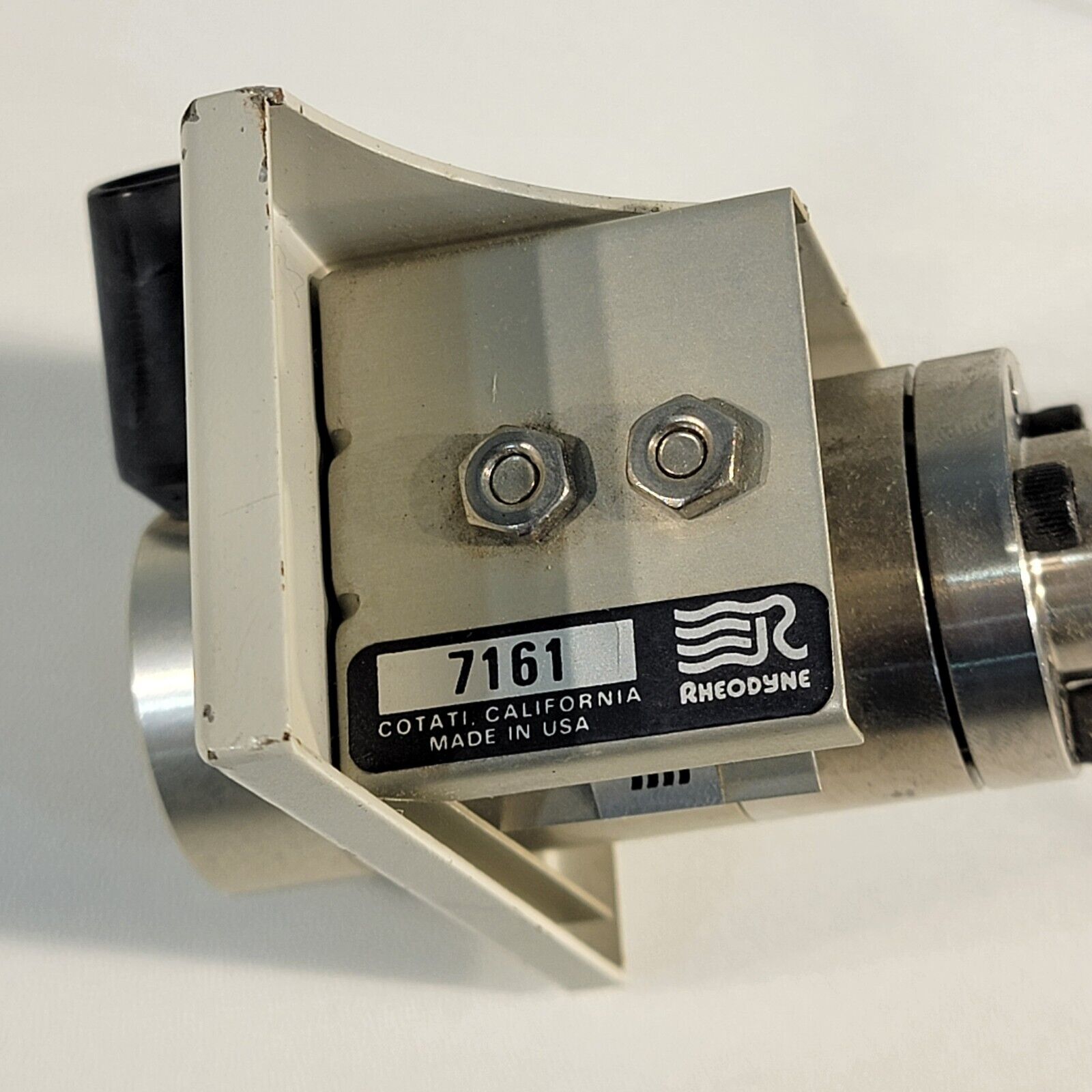 Rheodyne 7125 Injector Syringe Loading 6Port Sample Valve w/ 7161 Bra